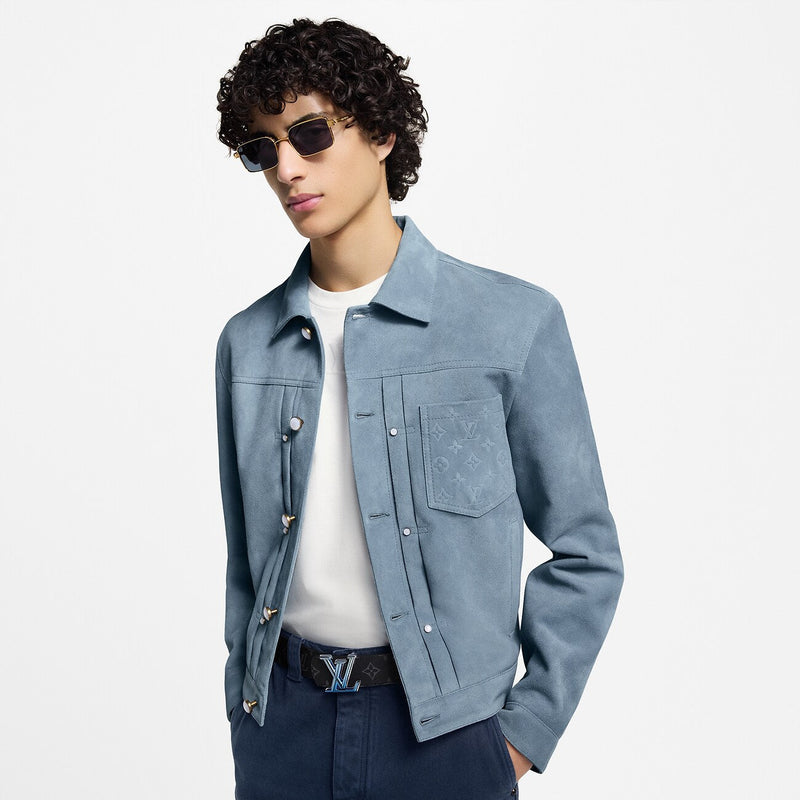 Louis Vuitton - Ceinture LV Dimension Sunset 40 mm réversible Monogram Eclipse