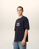 Ami - T-shirt Patch Ami De Cœur en jersey de coton Bleu Marine