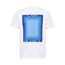 Casablanca - T-shirt logo dégradé Blanc