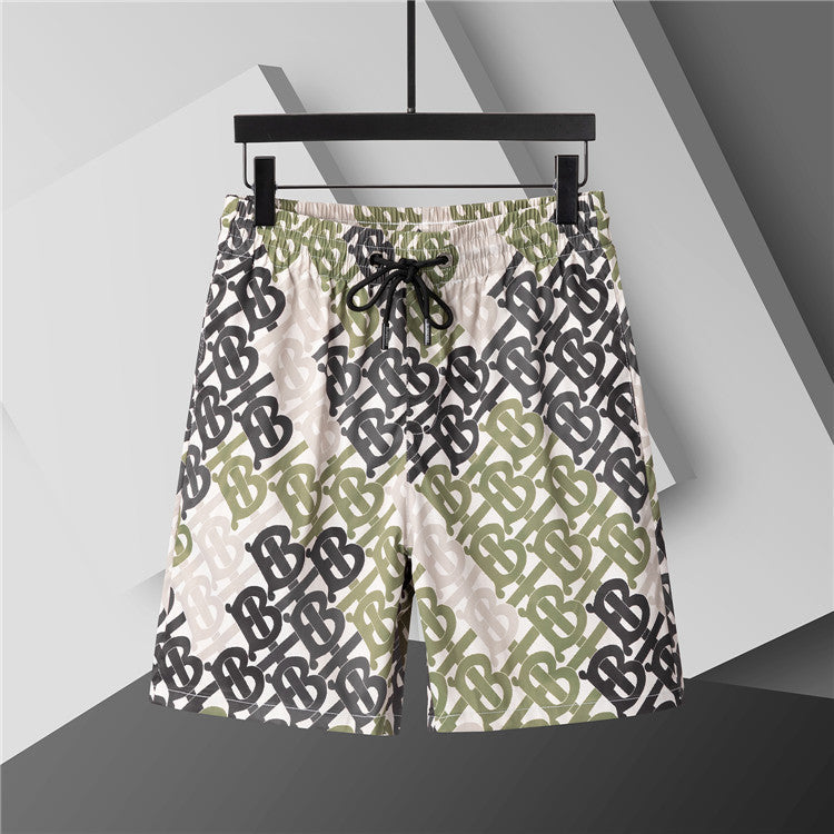 Burberry - Shorts avec motif monogramme en plusieurs couleurs
