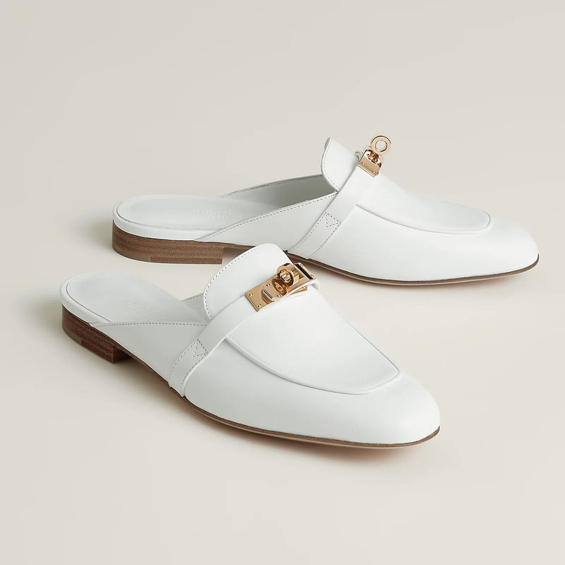 Hermès - Mules Oz Blanc II