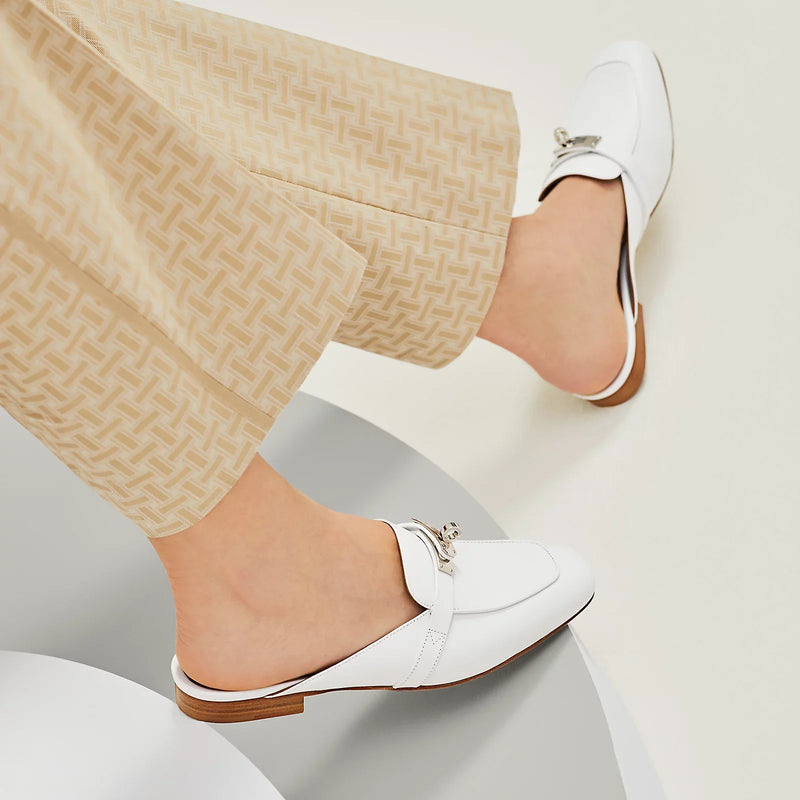 Hermès - Mules Oz Blanc I