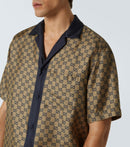GUCCI - Chemise GG imprimée en soie
