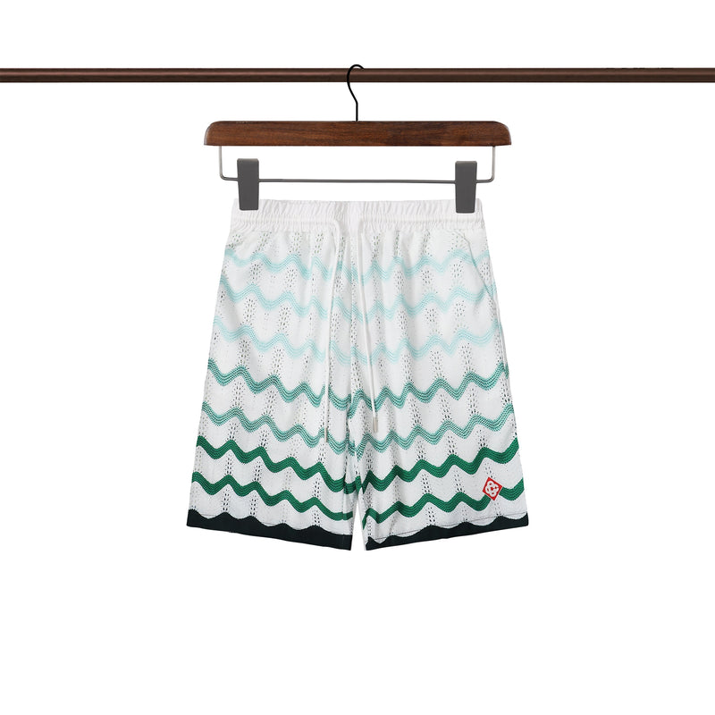 Casablanca - Ensemble Chemise + Short Vert/Noir/Bleu