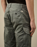 C.P Company - Short Cargo stretch sateen Stormy Weather Bleu