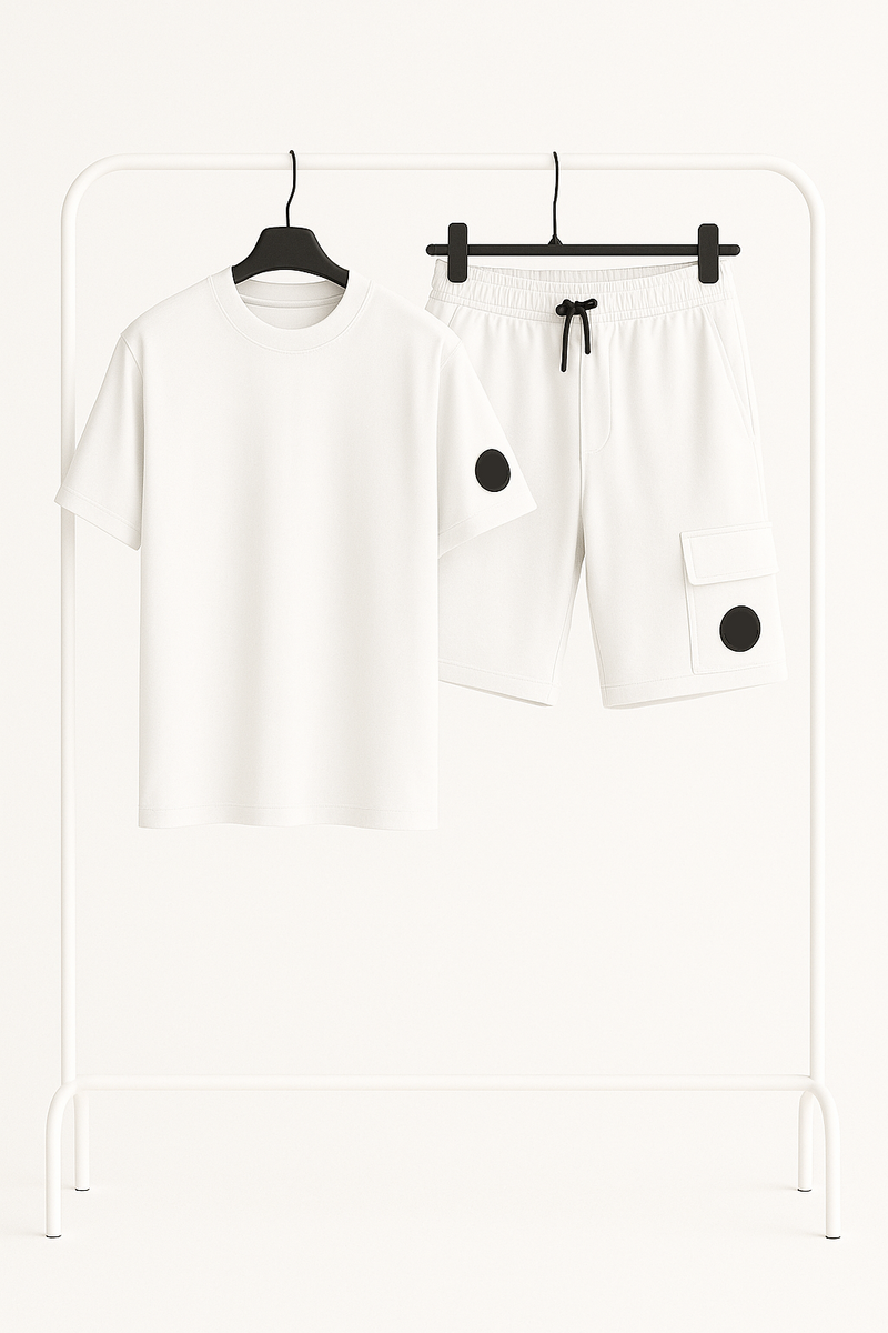 Ensemble C.P. Blanc - T-Shirt & Short