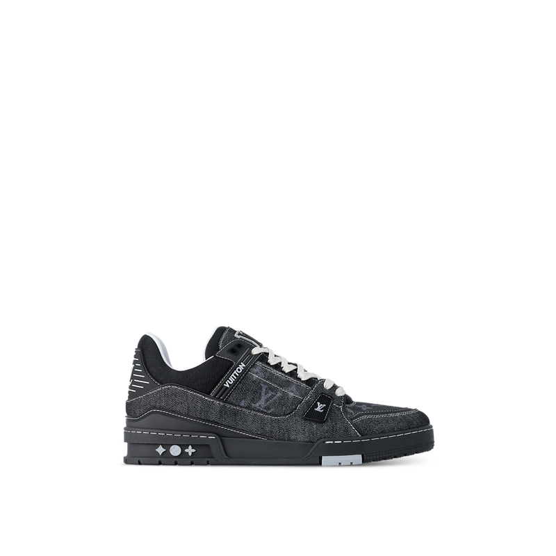 Sneaker LV Trainer Noir Gris