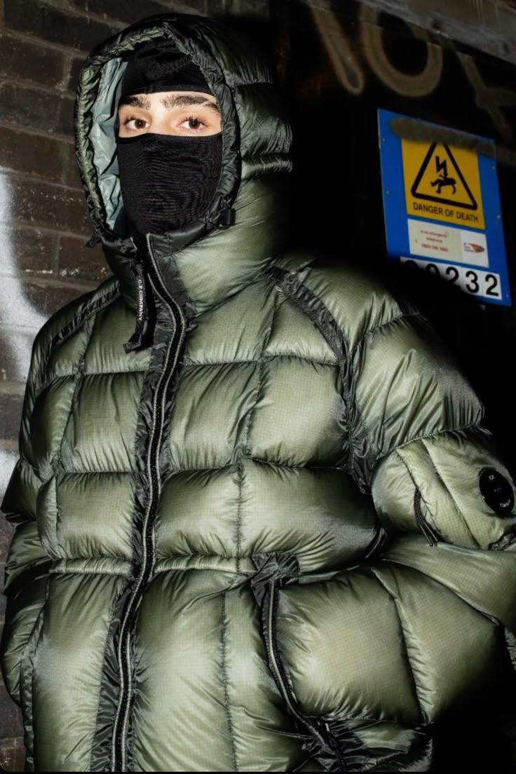 C.P Company - Doudoune C.P Vert Kaki