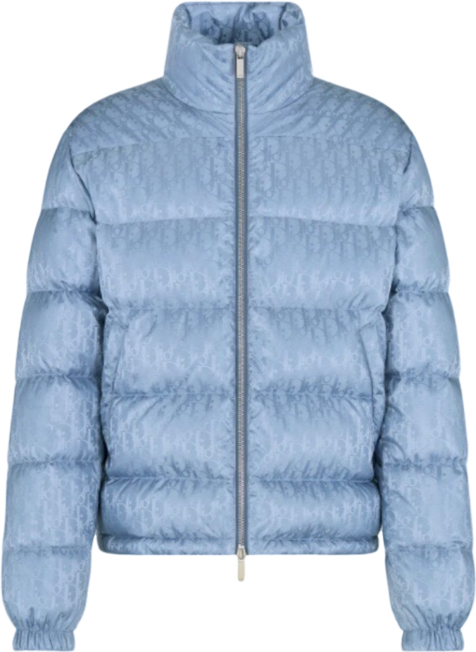 Dior - Doudoune CD oblique Bleu Ciel