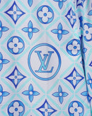 Louis Vuitton - Chemise manches longues motif intégral LV coloré Nuance de Bleu