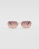 Prada - Lunettes De Soleil avec logo triangulaire Verres Caramel Dégradés