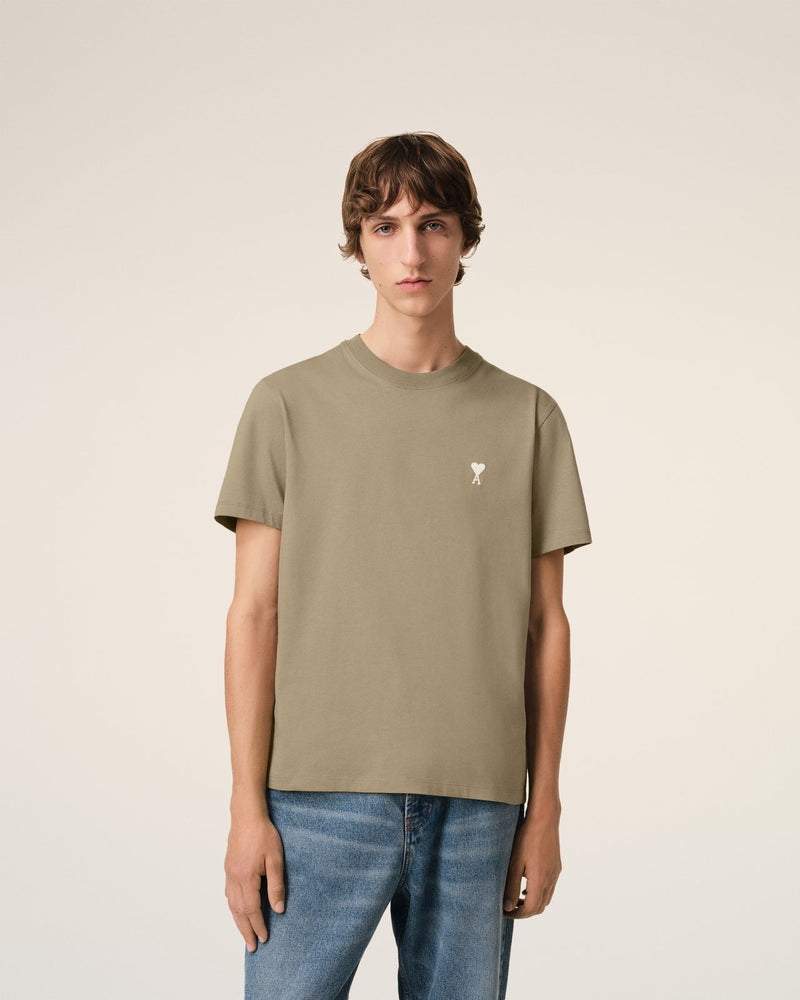Ami - T-shirt Patch Ami De Cœur en jersey de coton Vert
