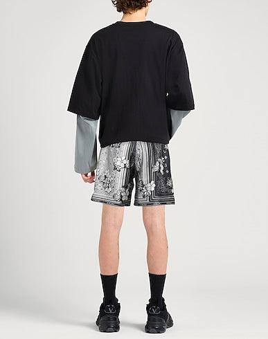 Amiri - Short en soie imprimé cachemire