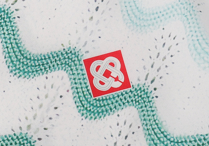 Casablanca - Ensemble Chemise + Short Vert/Noir/Bleu