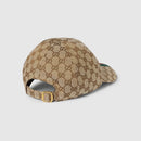CASQUETTE DE BASE-BALL EN TOILE GG D'ORIGINE Beige