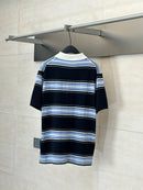 Dior - Polo Dior Rayures Blanc/Bleu