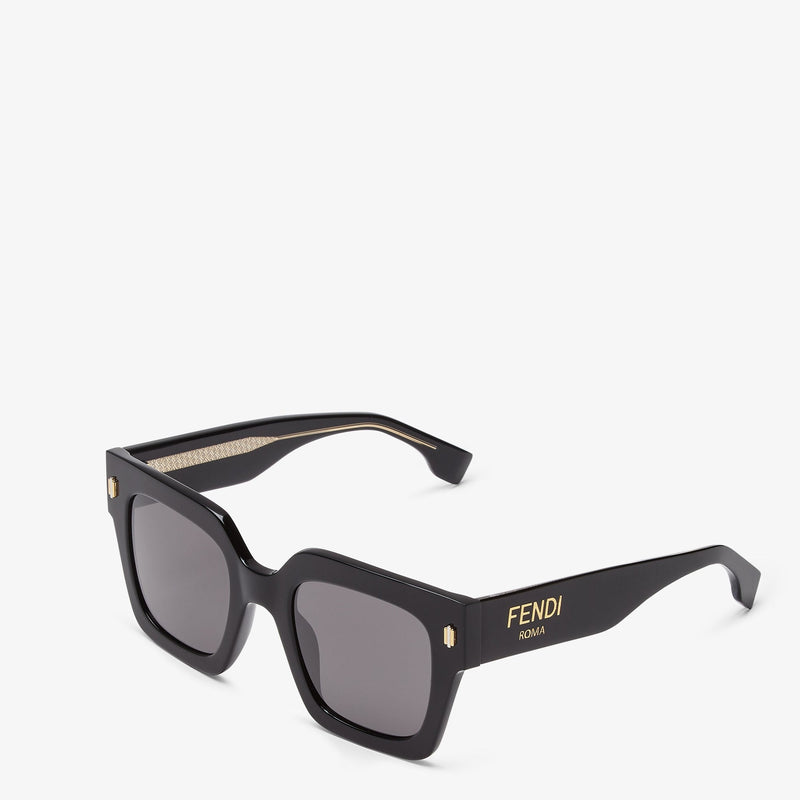 Fendi - Lunettes De Soleil Fendi Roma Noir