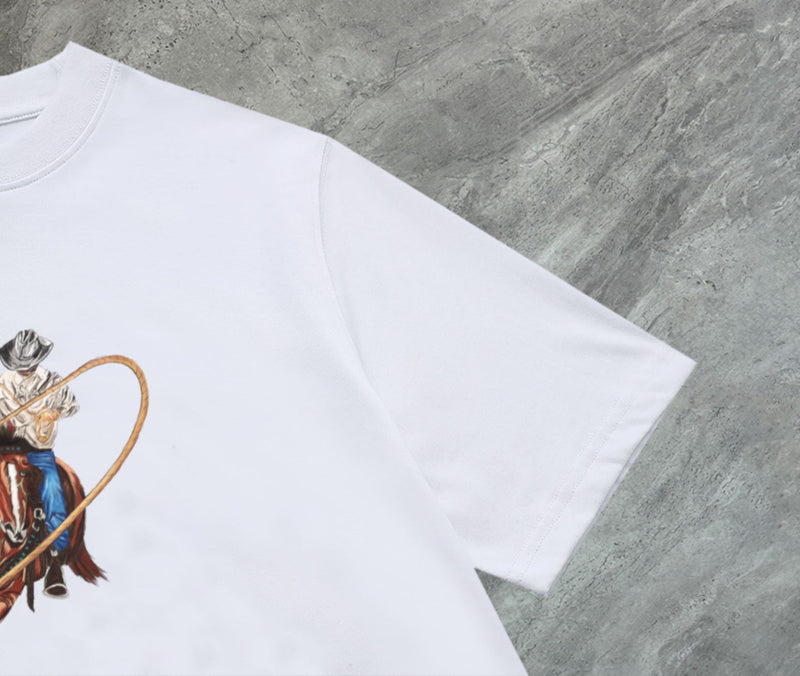 Louis Vuitton - T-shirt manches courtes Cow-Boy Blanc