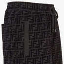 Fendi - Bermuda en piqué FF Noir