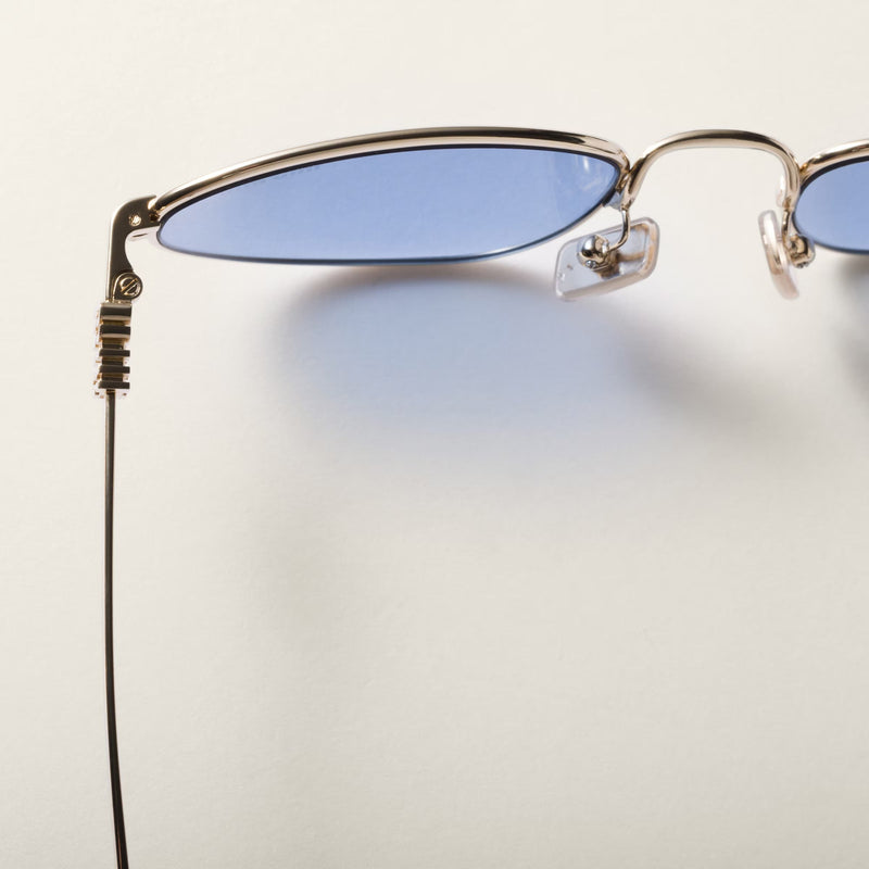 Miu Miu - Lunettes de soleil Logo Verres Indigo