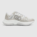 BASKETS GUCCI RIPPLE POUR HOMME Blanc Argenté