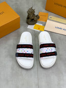 Louis Vuitton - Sandale LV x TM Multicolore Blanc