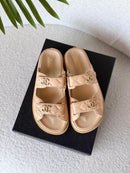 Chanel - Sandales Dad Noir/Bleu/Blanc/Beige/Bleu Marine