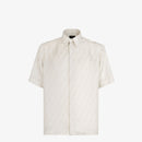 Fendi - Chemise en soie FF Blanc
