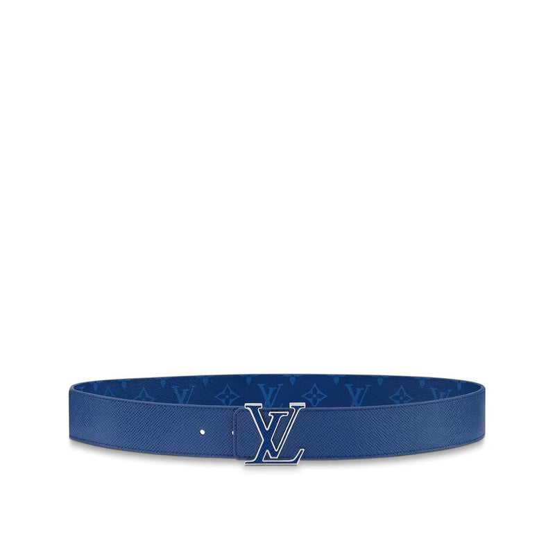 Louis Vuitton - Ceinture LV Initiales 40 mm réversible Bleu
