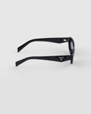 Prada - Lunettes De Soleil Prada Symbole Fines Verres Gris Ardoise