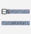 Dior - Toile jacquard Dior Oblique Bleu 35 mm