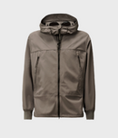 C.P Company - Veste SHELL-R GOGGLE Taupe
