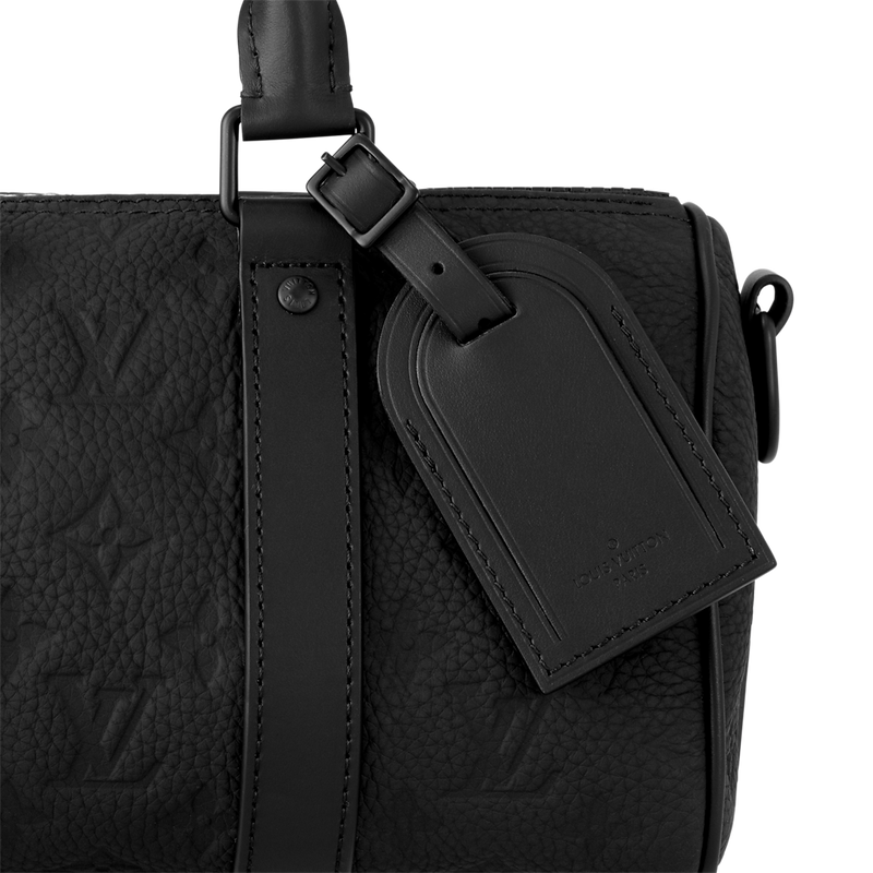Sac Keepall Bandoulière 25 Noir Cuir