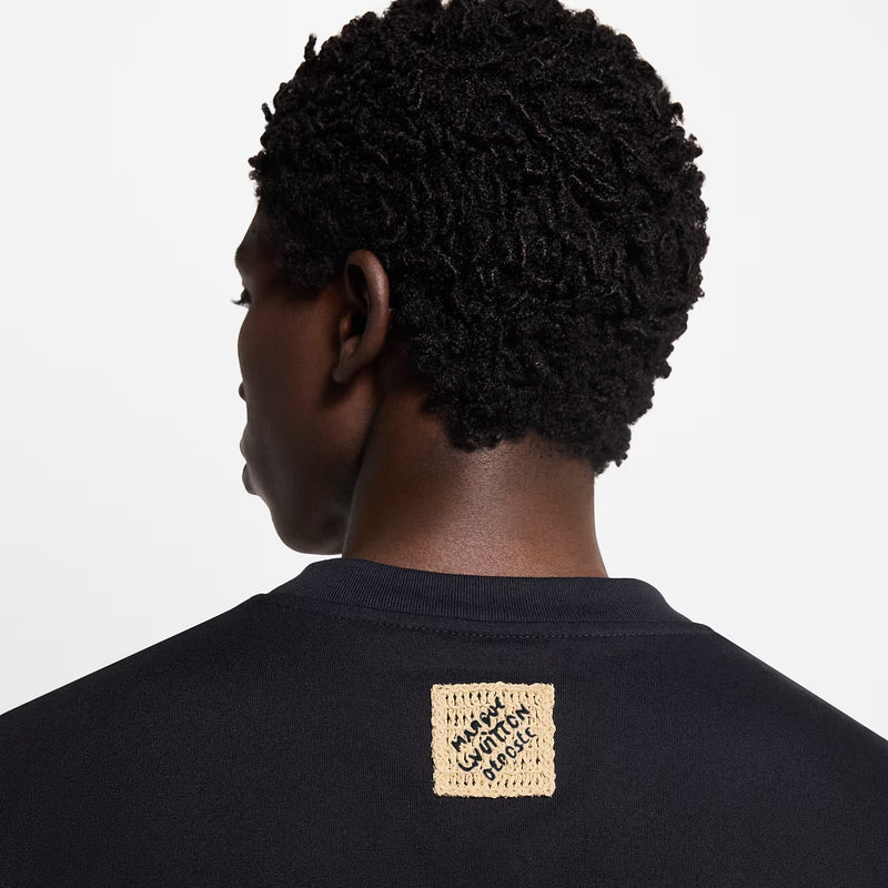 Louis Vuitton - Tee-shirt à signatures brodées Noir