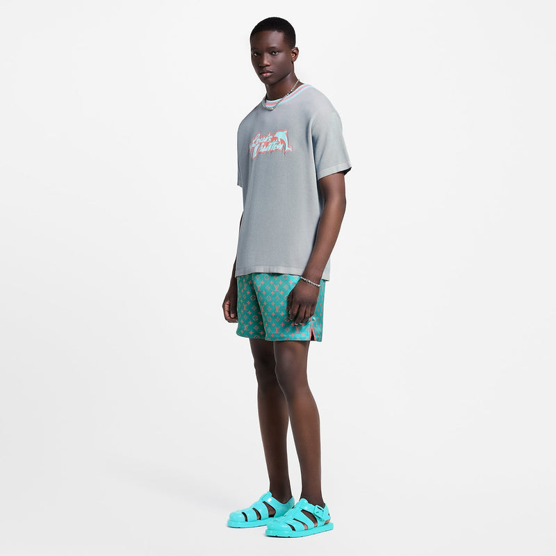 Louis Vuitton - T-shirt manches courtes graphique Gris