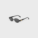 Celine - Lunettes De Soleil Triomphe métal 01 Black / Smoke