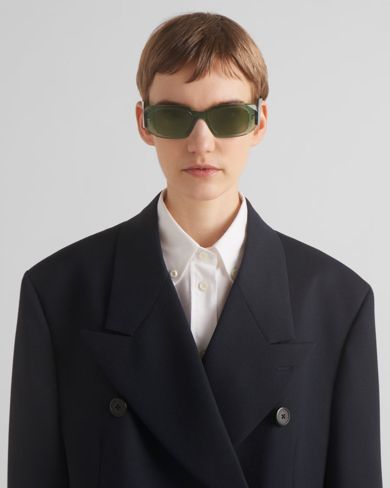 Prada - Lunettes De Soleil Prada Symbole Verres Sauge