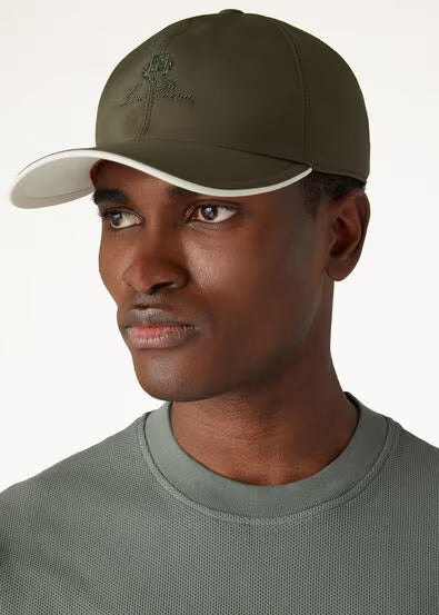 Loro Piana - Casquette Kaki foncé/Ivoire