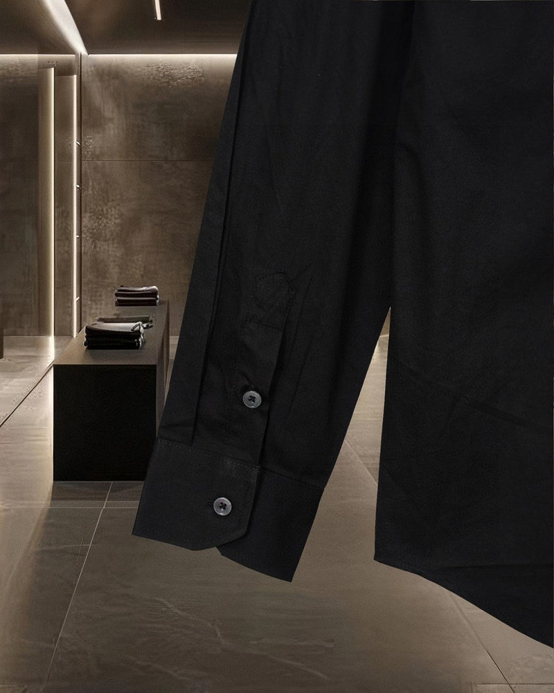 Louis Vuitton - Chemise manches longues Brodé LV Noir