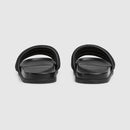 Gucci - Mules en Toile GG Matelassée Noir