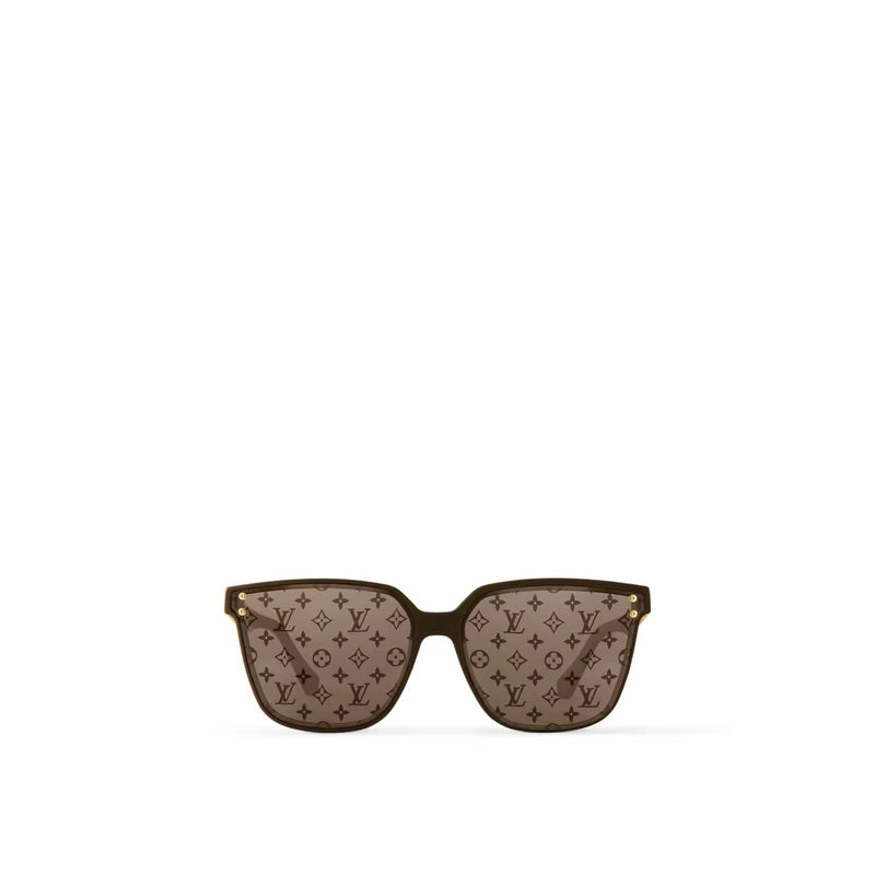 Louis Vuitton - Lunettes de soleil XL carrées LV Waimea Marron