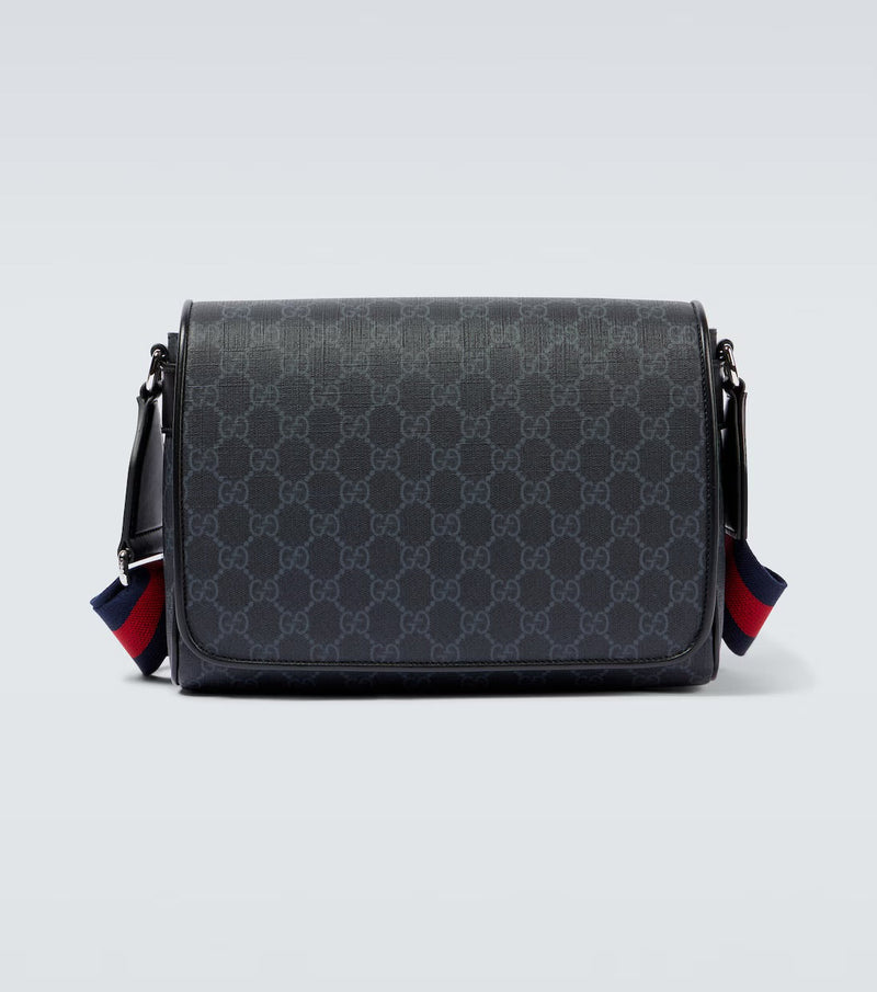 Gucci - Sac à bandoulière GG en toile Noir