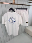 Stone Island - Ensemble T-SHIRT + SHORT Blanc II