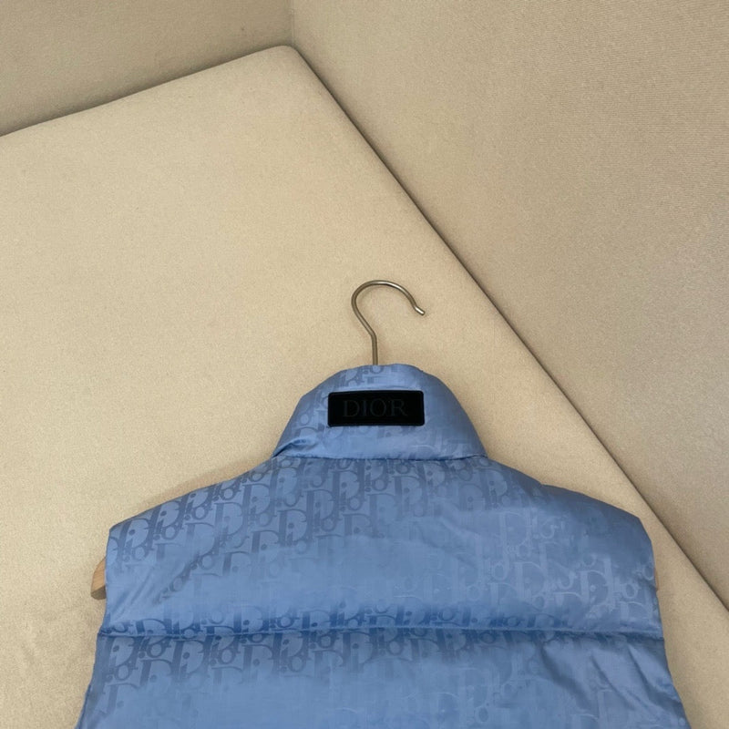 Dior - Doudoune sans manche CD Bleu Ciel