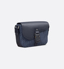 Sac Messenger à rabat Saddle Small bleu marine