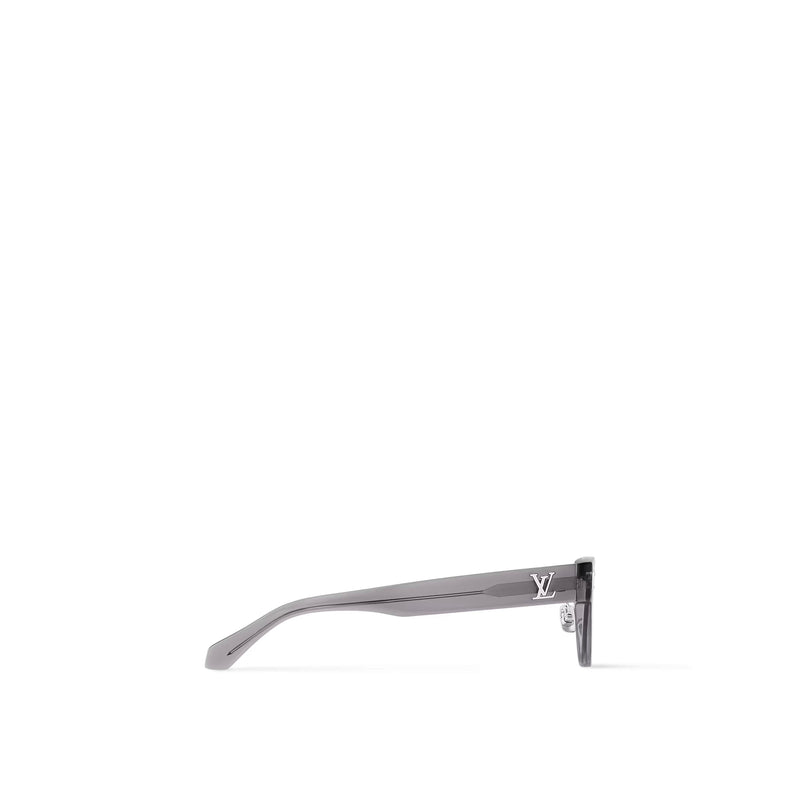 Louis Vuitton - Lunettes de soleil carrées rondes LV Confidence Gris