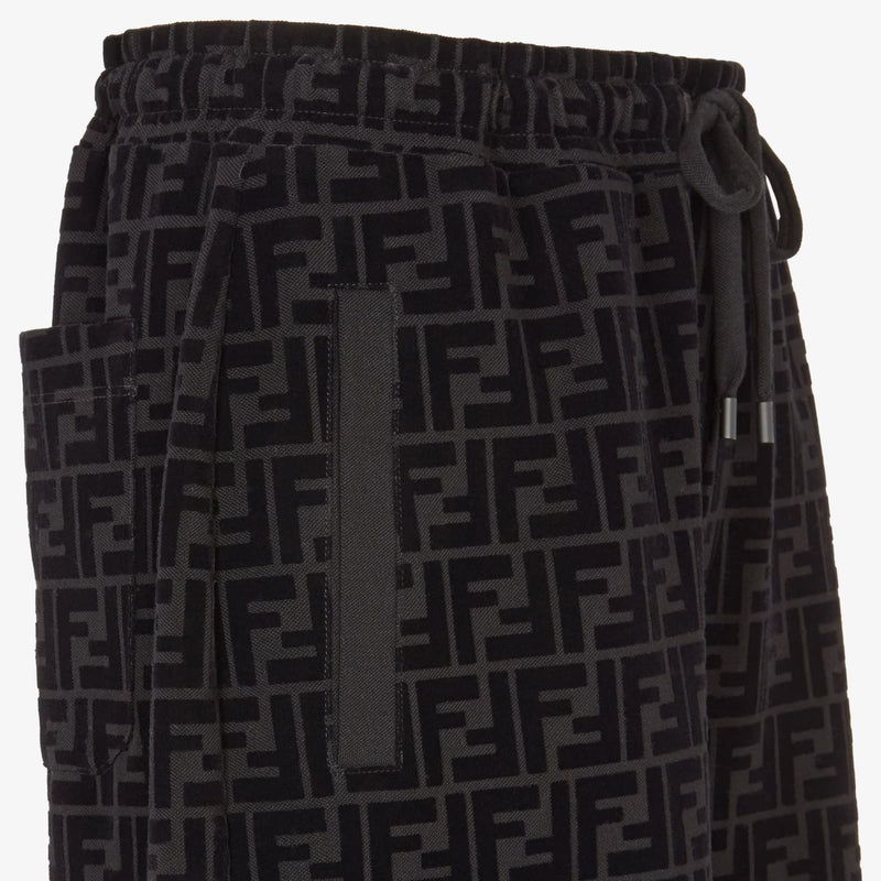 Fendi - Bermuda en piqué Noir