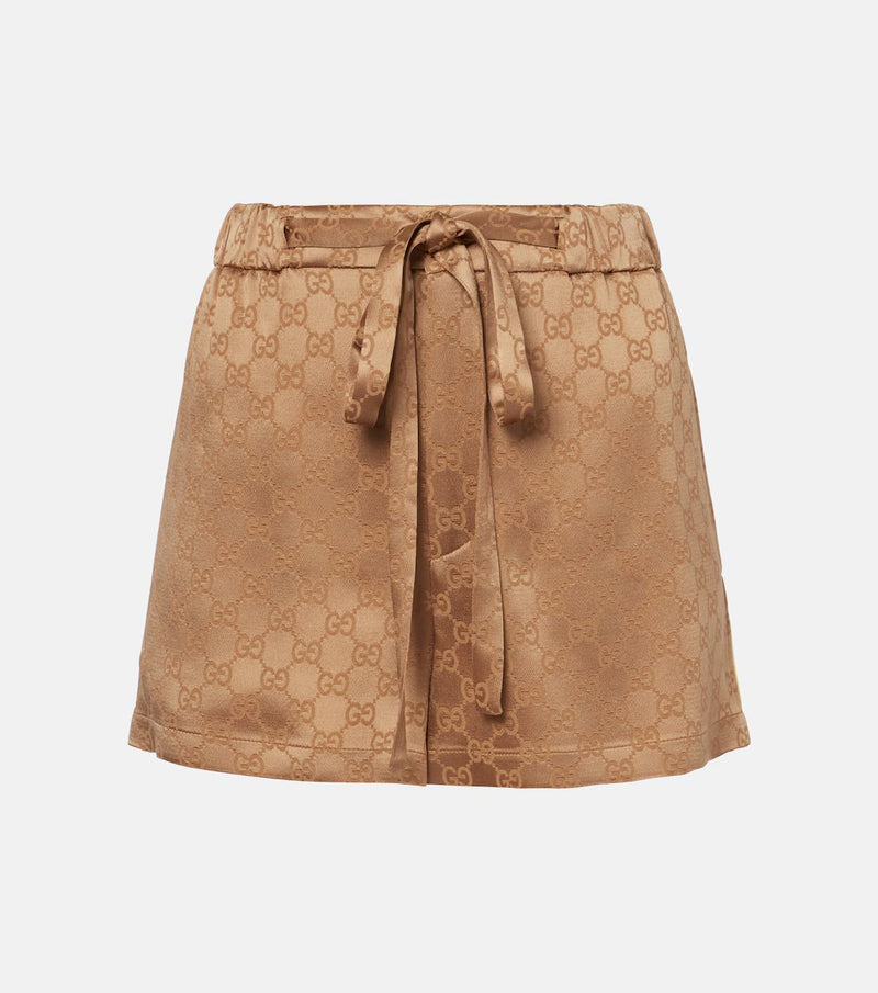 Gucci - Short GG en satin