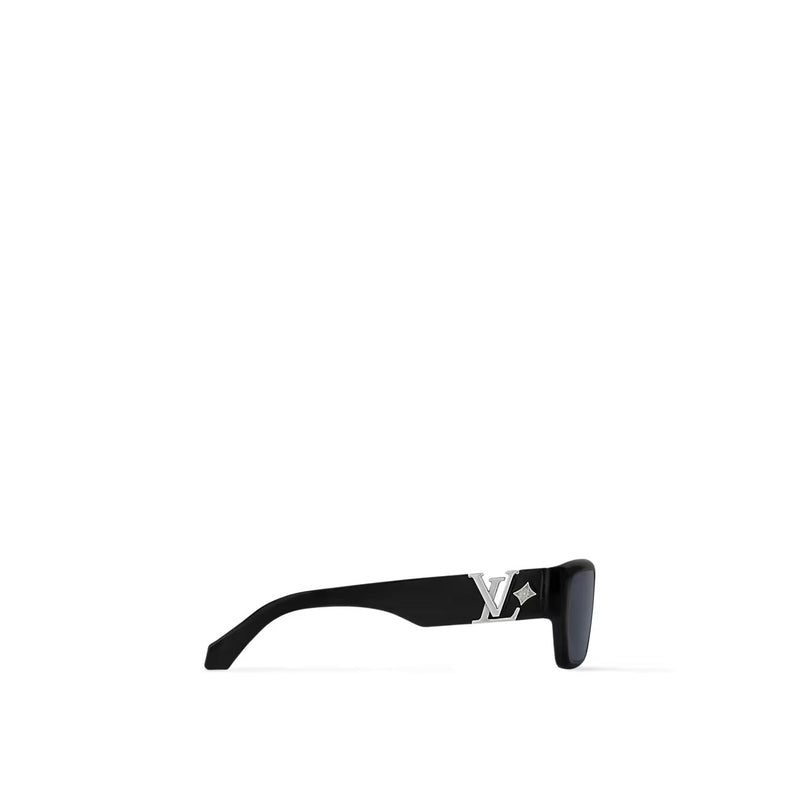 Louis Vuitton - Lunettes de soleil carrées basses LV Flower Noir