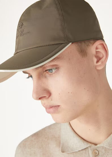 Loro Piana - Casquette Acorn Brown/Ivory